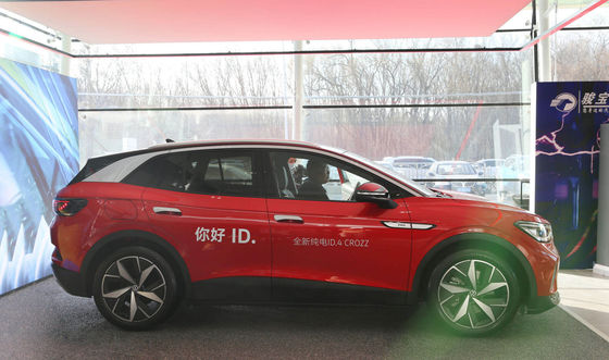 ID.4 CROZZ VW EV Arabalar 400-550KM Saf Elektrikli Araba 5 Kapı 5 Koltuk