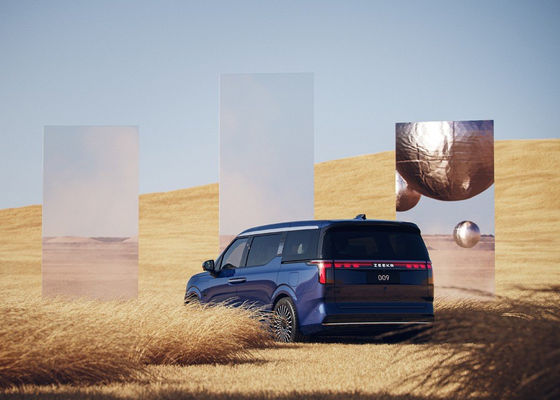 5 Kapı 6 Koltuk Zeekr 009 Elektrikli Minivan Uzun Menzilli 702-822KM