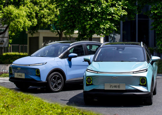 60kw Geely Suv Electric Geometry E Geely 320-410KM 5 Kapı 4 Koltuk